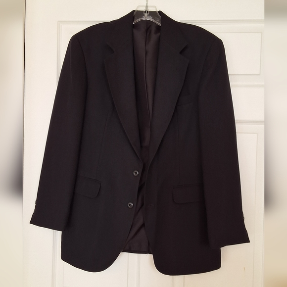 Haggar Clothing, 38R, Men's Black Blazer - Picture 1 of 7